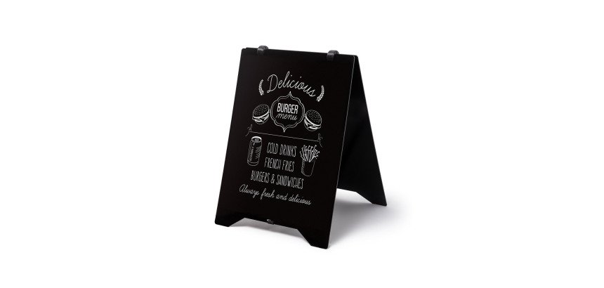 A-Board Grab & Grip A2 Chalkboard BOND 3mm