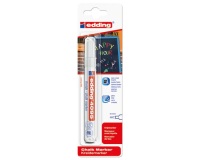 Marqueur - craie liquide - pointe ogive 2-3 mm - blanc