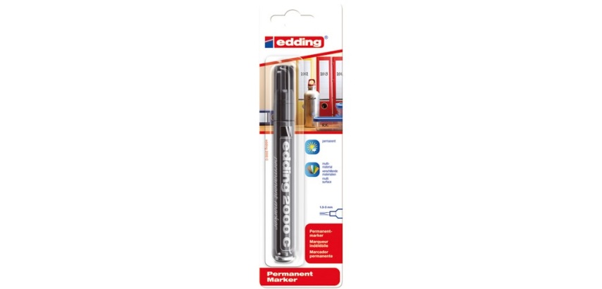 Marqueur - permanent - 2000 C - polyvalent de qualité supérieur - noir