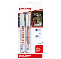 Marqueur - craie liquide - 4095 - spécial tableau et verre - lot de 2 - bla