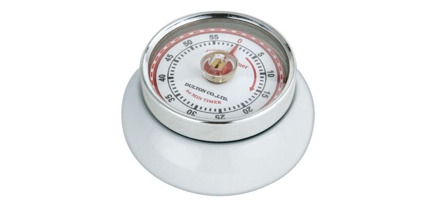 Minuteur aimanté Blanc