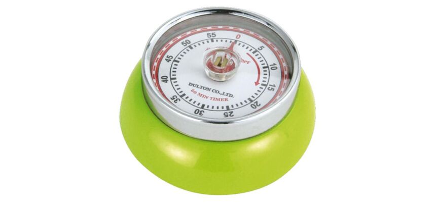 Minuteur aimanté Vert Kiwi