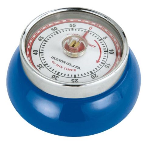 Minuteur aimanté Bleu Royal