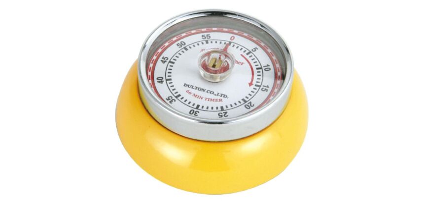 Minuteur aimanté Jaune