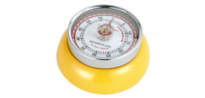 Minuteur aimanté Jaune