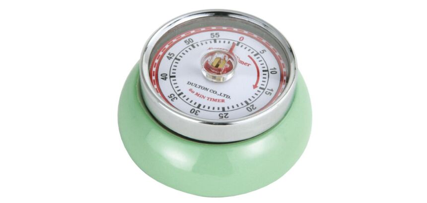 Minuteur aimanté Vert Pâle