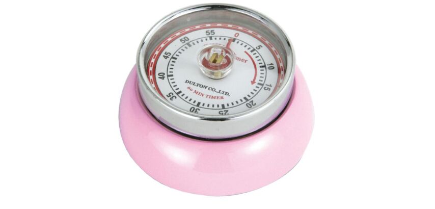 Minuteur aimanté Rose