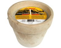 Bougie anti moustique dans pot terre cuite aspect béton