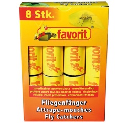 Bande adhésive attrape-mouches - Lot de 8