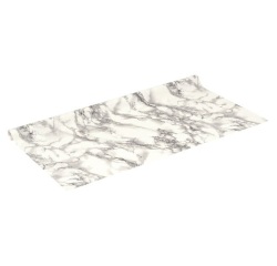 Adhésif - rouleau - 2 m x 45 cm - déco marbre marmi blanc