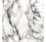 Adhésif - rouleau - 2 m x 45 cm - déco marbre marmi blanc