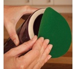 Adhésif - rouleau - 1 m x 45 cm -  films velours - vert billard