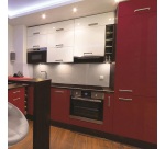 Adhésif - rouleau - 2 m x 45 cm - déco uni brillant rouge