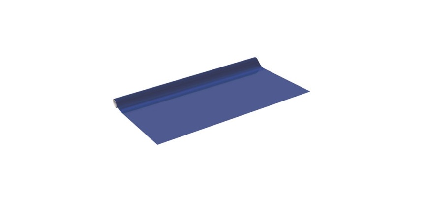 Adhésif - rouleau - 2 m x 45 cm - déco uni brillant bleu royal