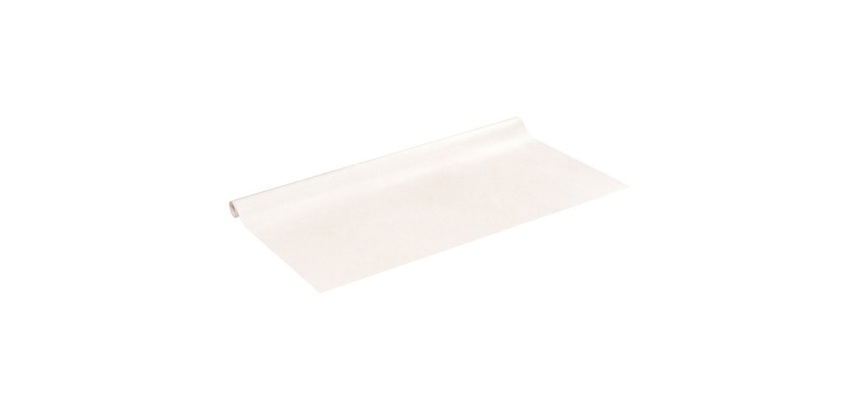 Adhésif - rouleau - 2 m x 45 cm - déco cuir uni blanc