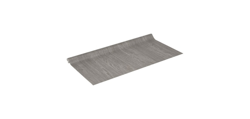 Adhésif - rouleau - 2 m x 45 cm - motif bois chêne sheffield gris perle