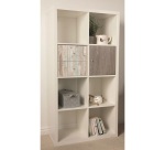 Adhésif - rouleau - 2 m x 45 cm - motif bois chêne sheffield gris perle