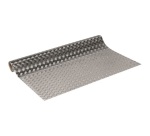 Adhésif - rouleau - 1.5 m x 45 cm -  effet metallic riffel argent