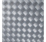 Adhésif - rouleau - 1.5 m x 45 cm -  effet metallic riffel argent