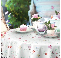Nappe - ronde - 150 cm - Manhattan Bella crème