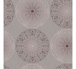Nappe - ronde - 150 cm - Monté Carlo Charlène gris