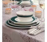 Nappe - ronde - 150 cm - Monté Carlo Charlène gris