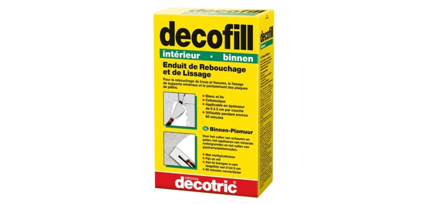 Enduit poudre Decofill intérieur - 1 Kg - blanc