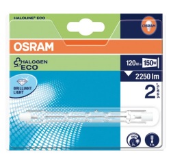 Tube halogène - R7S - 118 mm - 120W - 230 V - 3000 K - 2245 lm