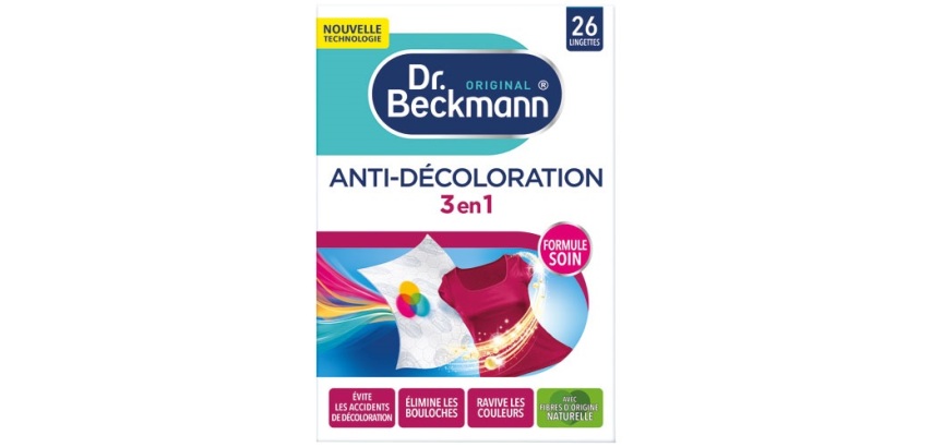 Anti-décoloration - 3 en 1 - formule soin - lot de 26 lingettes