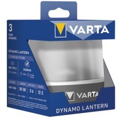 Lampe lanterne - Dynamo L10RH - hybride rechargeable - noir