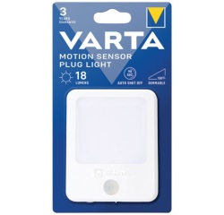 Veilleuse - Motion Sensor Plug Light - 18 lm -blanc chaud - blanc