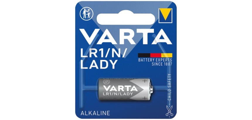 Pile cylindrique - Alcaline - LR1 / Lady / N - lot de 1