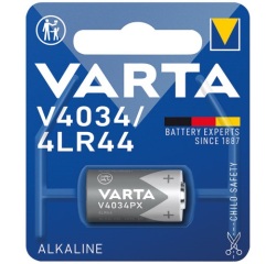 Pile cylindrique - Alcaline- V4034PX / 4LR44 - lot de 1