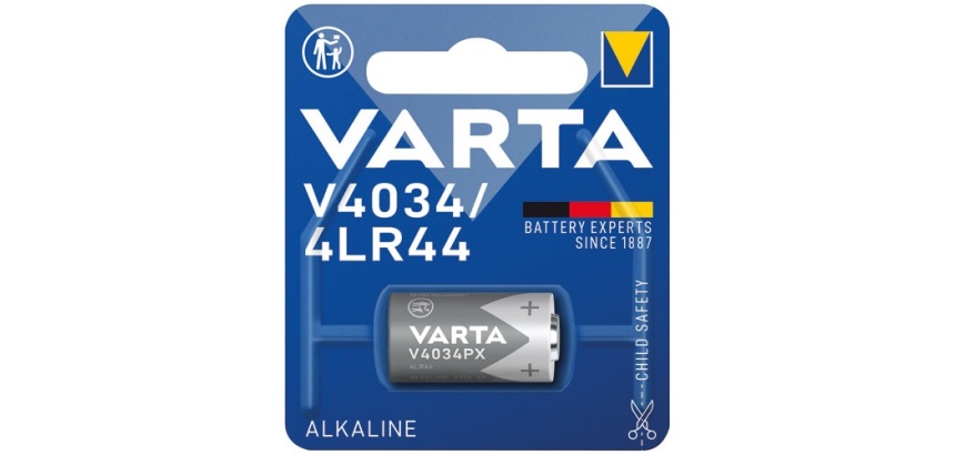 Pile cylindrique - Alcaline- V4034PX / 4LR44 - lot de 1