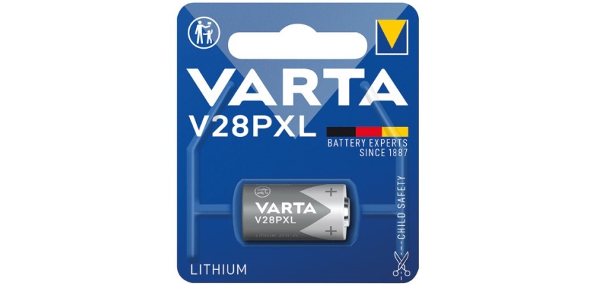 Pile cylindrique - Lithium - V28PXL - lot de 1