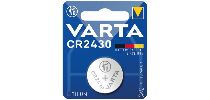 Pile bouton - Lithium - CR2430 - lot de 1