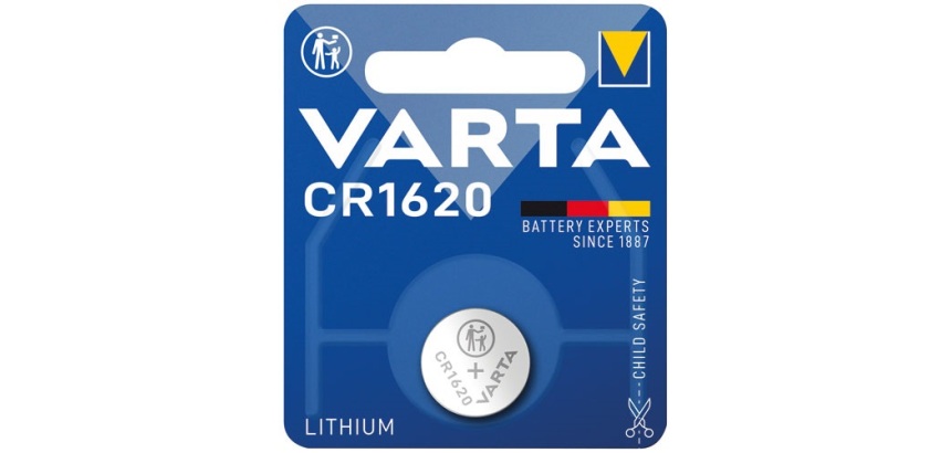 Pile bouton - Lithium - CR1620 - lot de 1