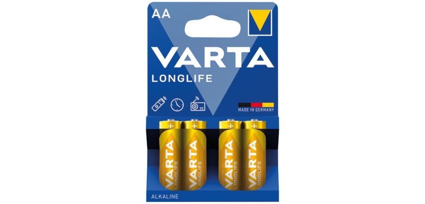 Pile alcaline - Longlife - AA / LR06 - lot de 4