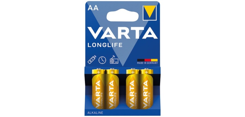 Pile alcaline - Longlife - AA / LR06 - lot de 4