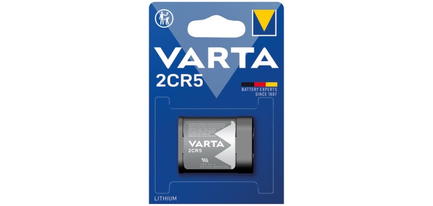 Pile cylindre - Lithium - 2CR5 / 6V - lot de 1