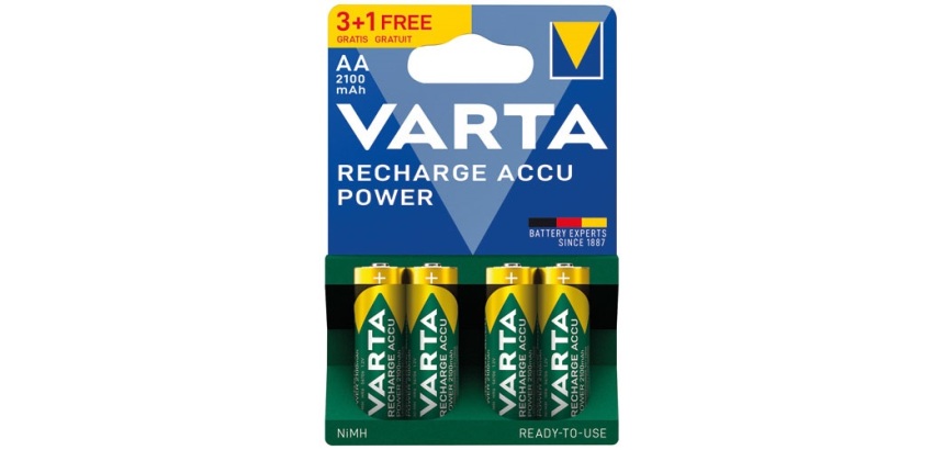 Pile rechargeable - Recharge Accu Power - AA 2100 mAh - Ready To Use - lot