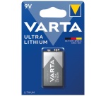 Pile cylindrique - Ultra Lithium - 9V - lot de 1