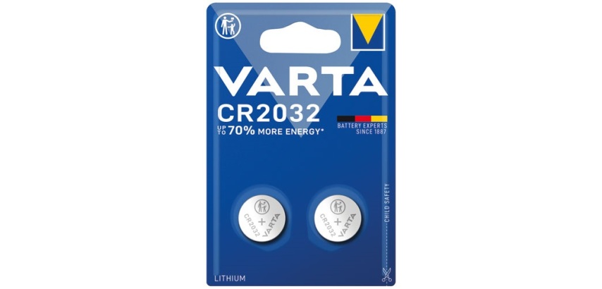 Pile bouton - Lithium - CR2032 - lot de 2