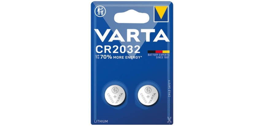 Pile bouton - Lithium - CR2032 - lot de 2