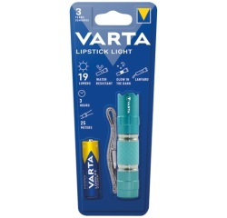 Lampe torche de poche - Lipstick Light - 1 pile LR06 - coloris assorti