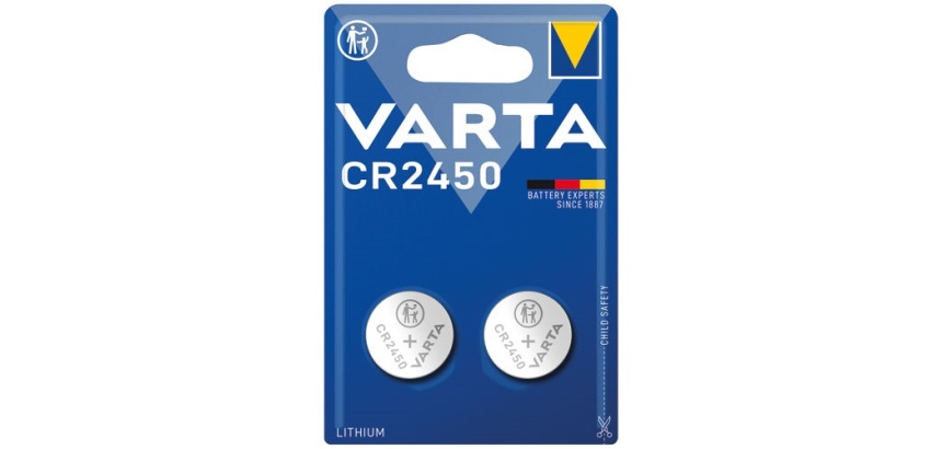 Pile bouton - Lithium - CR2450 - lot de 2