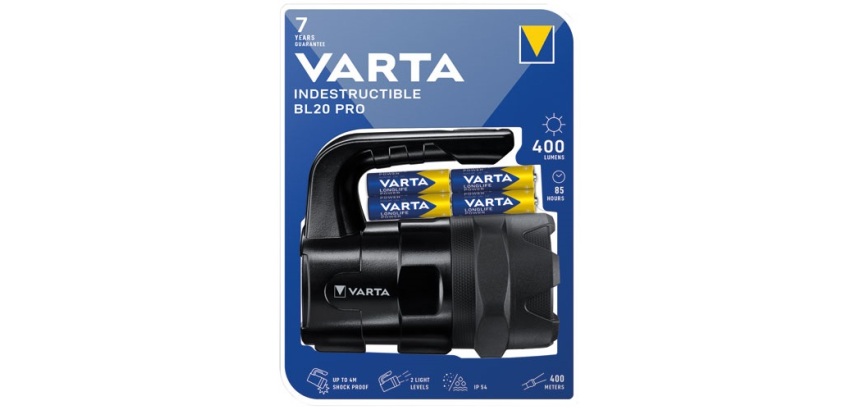 Torche/ lanterne - Indestructible BL20 PRO - 6 piles LR06 - noir