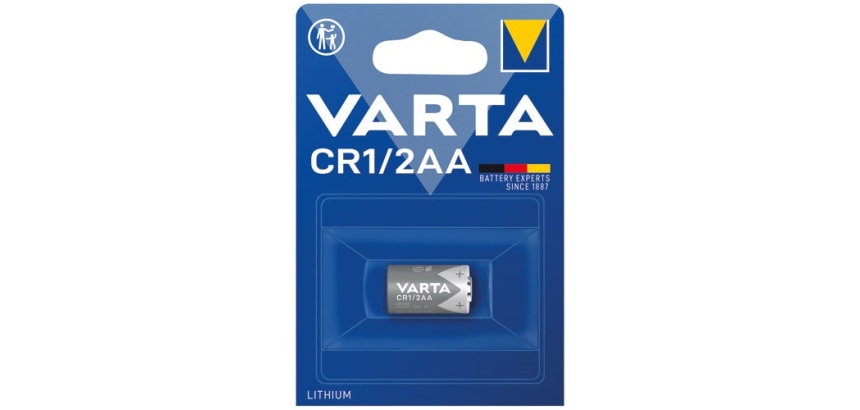 Pile cylindrique - Lithium - CR1/2 AA - lot de 1