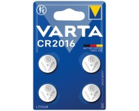 Pile bouton - Lithium - CR2016 - lot de 4