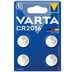 Pile bouton - Lithium - CR2016 - lot de 4